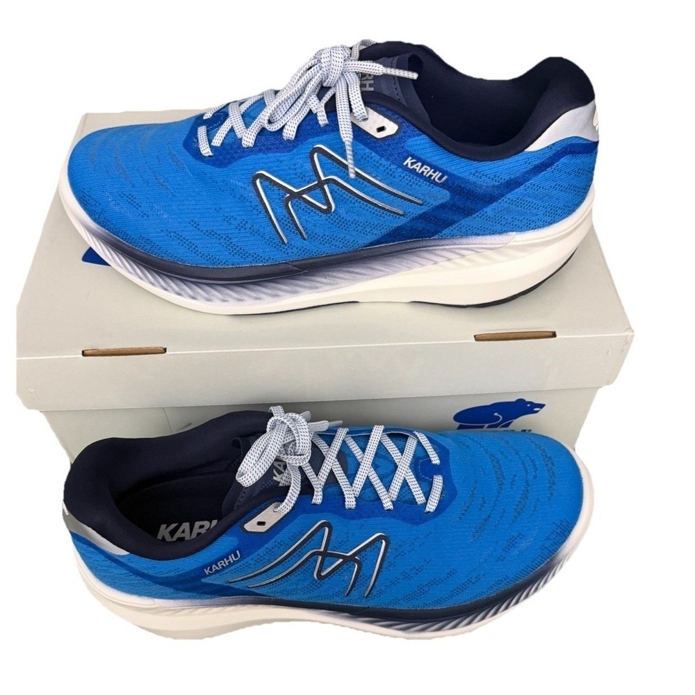Karhu Men's Fusion 4.0 HiVo Running Shoes Ibiza Blue/Mood Indigo Size 10.5 New